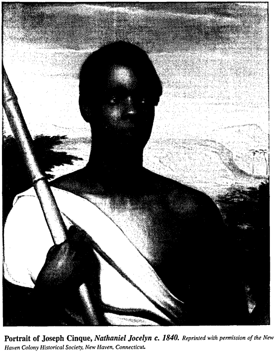 Portrait of Joseph Cinque, Nathaniel Jocelyn c. 1840.