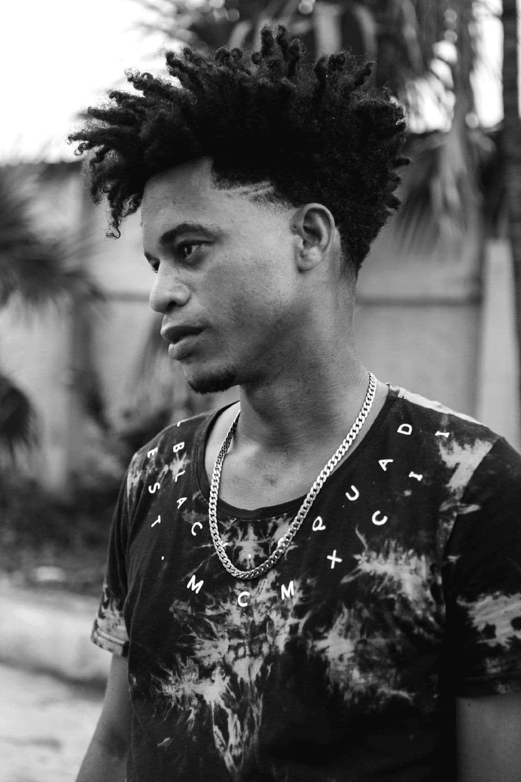 Figure 7. Young Man with natural Hair at Hip Hop Festival in Artemia, Cuba 2019.
