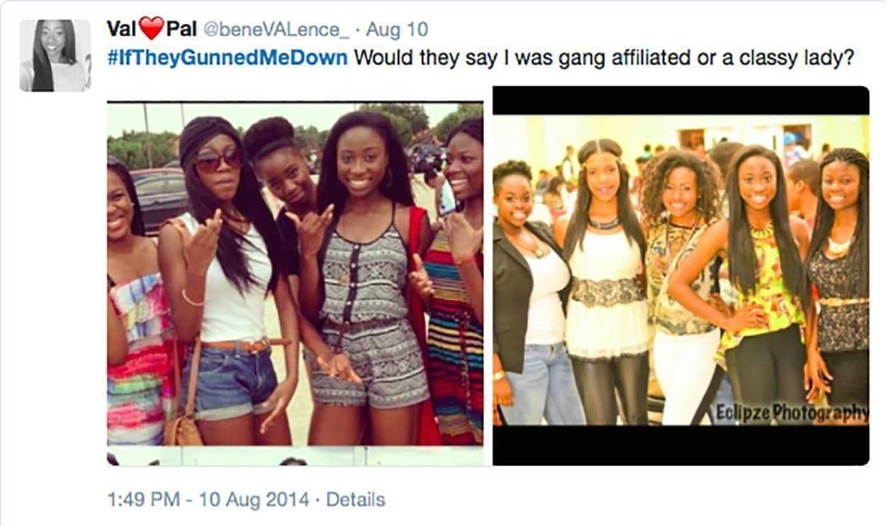 Figure 5 A post from the first day of the hashtag’s use. Reproduced by permission of this Twitter user.