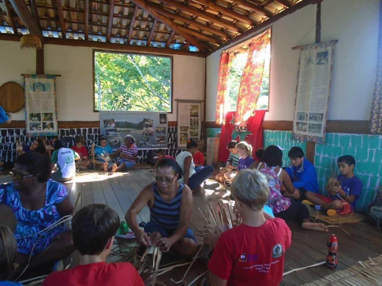 Figure 3 Basket weaving workshop (Carla Maria Guerrón Montero).