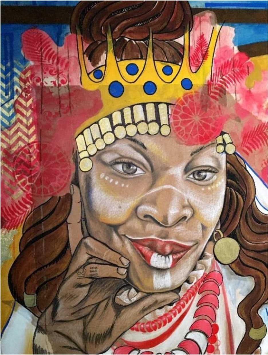 Figure 10 Close-up of Bland’s face, Black in Texas. Author photo.