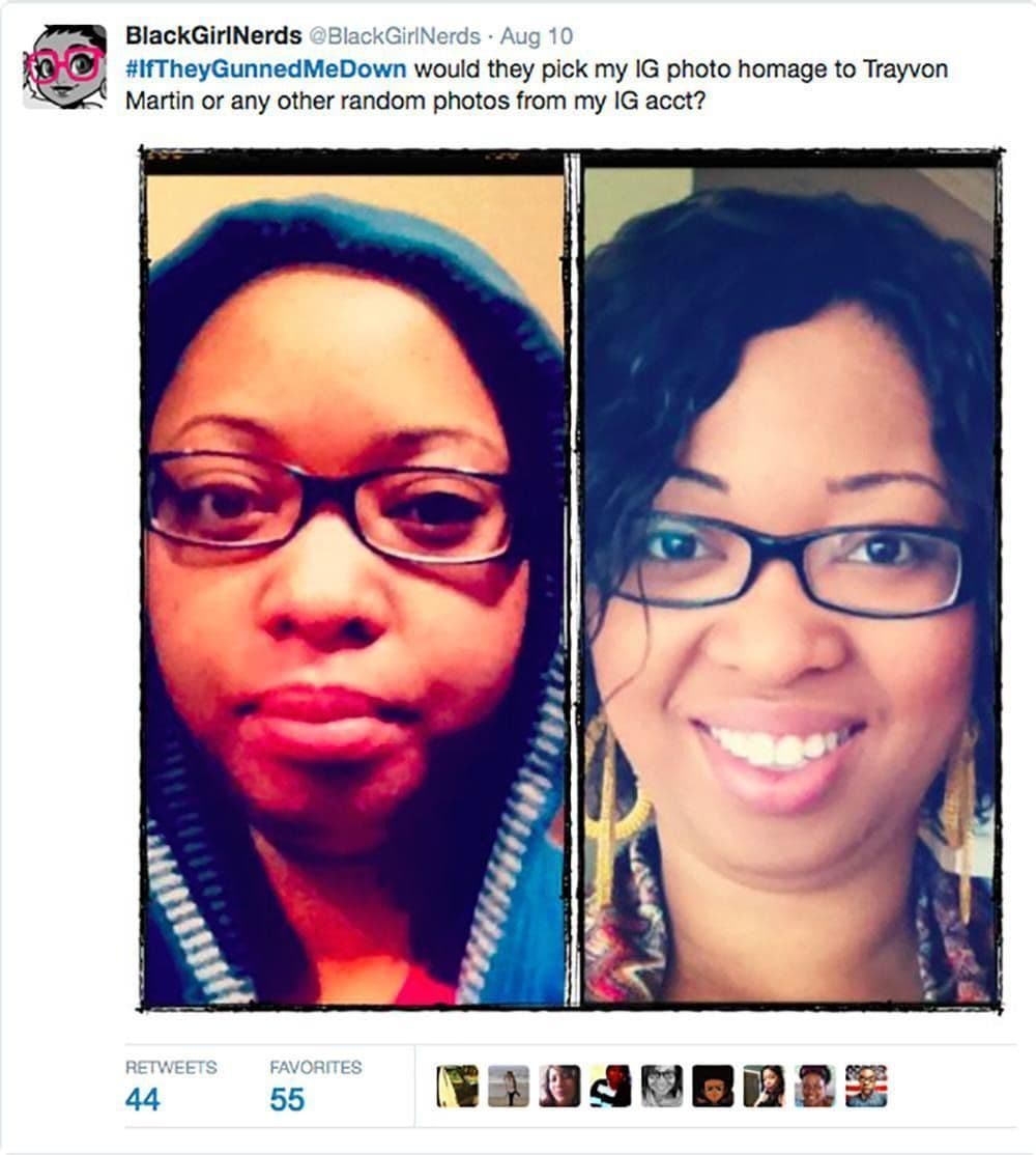 Figure 3 A post from the first day of the hashtag’s use. Reproduced by permission of this Twitter user.