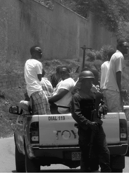 ‘‘Jamaican Police’’ 2008 © Therese Gopaul-Robinson.
