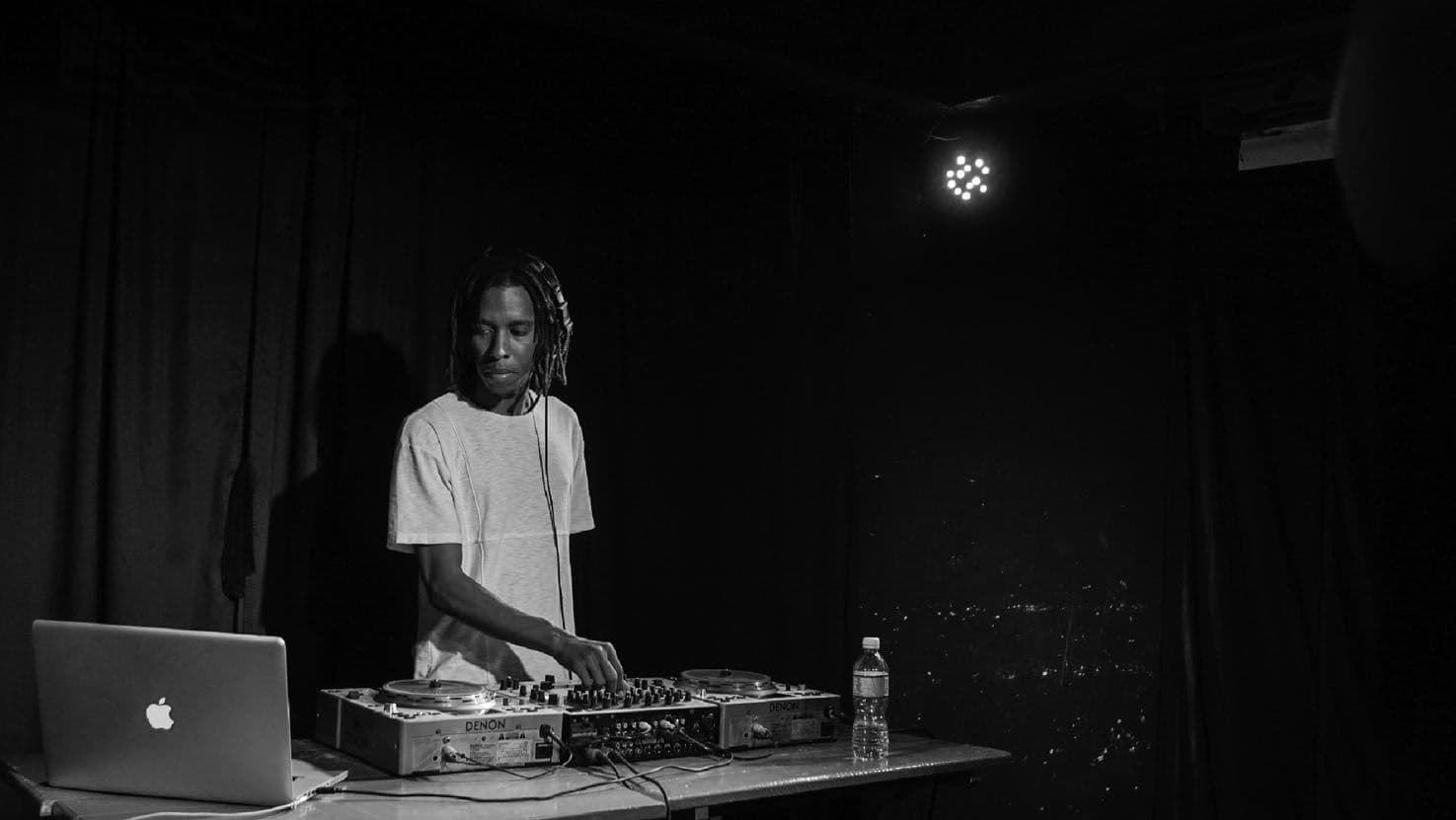 Figure 2. DJ Drew, an influential DJ in Havana’s new electronic music performing at Fabrica del Arte Cubano, Havana, Cuba 2019.